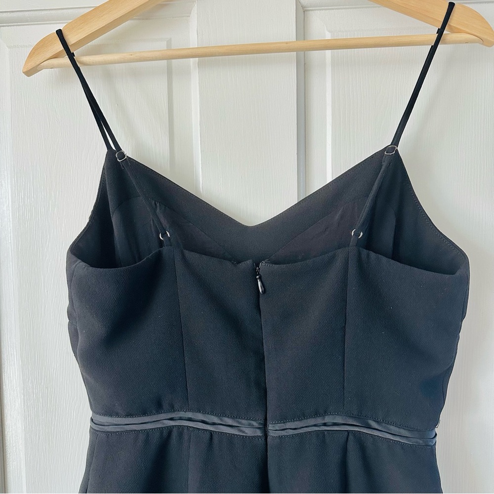 Maeve Anthropologie Black Magdalena Jumpsuit Strappy V-Neck Wide Leg Size 2 - Picture 6 of 15